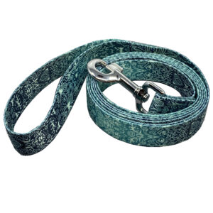 SMYCZ TAŚMOWA "Aqua Willow" DLA DUŻEGO PSA
