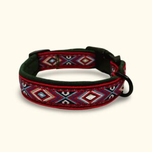 Mini boho obroża dla psa "BORDO BOHO"