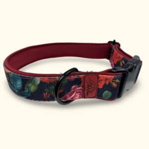 OBROŻA 3,5 cm "CIEMNE RÓŻE"