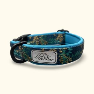 Szeroka obroża dla psa 3,5 cm "LAZUROWE WYBRZEŻE”