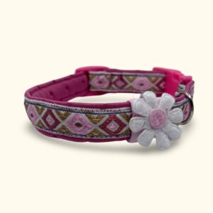 OBROŻA MINI "PINK BOHO" z kwiatkiem